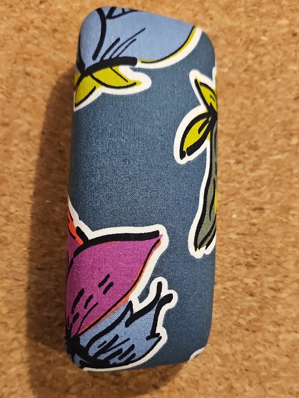 Vera Bradley Floral Print Blue Sunglasses Case - Women Accessories